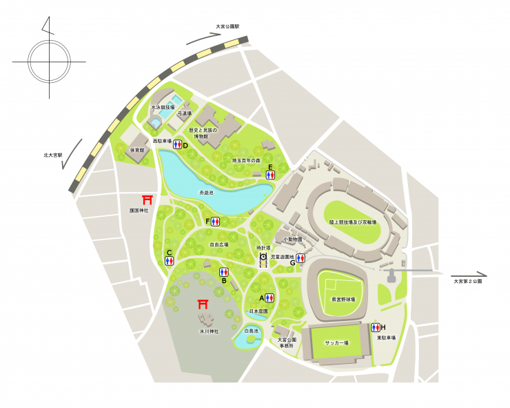 大宮公園MAP
